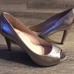 Vince Camuto Pewter heels